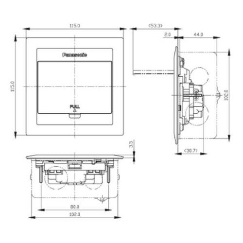 Ổ cắm âm sàn DUFS1200LTH-1