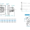 Quạt hút gắn tường Panasonic FV‑10EGS1-kích thước