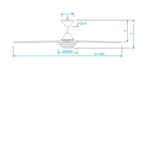 Quạt Trần Panasonic F‑56MZG